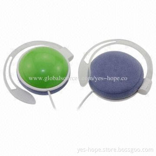 Lightweight Stereo Earhook Headphones, Suitable for MP3 Players, CDs, PCs, Other Multimedia Players